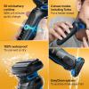 imageBraun Electric Shaver for Men Series 5 5150cs Wet ampamp Dry Shave Turbo Shaving Mode Foil Shaver with Beard Trimmer Body Groomer and Charging Stand BlueBlue