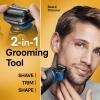 imageBraun Electric Shaver for Men Series 5 5150cs Wet ampamp Dry Shave Turbo Shaving Mode Foil Shaver with Beard Trimmer Body Groomer and Charging Stand BlueBlue