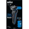 imageBraun Electric Shaver for Men Series 5 5150cs Wet ampamp Dry Shave Turbo Shaving Mode Foil Shaver with Beard Trimmer Body Groomer and Charging Stand BlueBlue