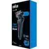 imageBraun Electric Shaver for Men Series 5 5150cs Wet ampamp Dry Shave Turbo Shaving Mode Foil Shaver with Beard Trimmer Body Groomer and Charging Stand BlueBlue