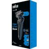 imageBraun Electric Shaver for Men Series 5 5150cs Wet ampamp Dry Shave Turbo Shaving Mode Foil Shaver with Beard Trimmer Body Groomer and Charging Stand BlueBlue
