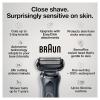imageBraun Electric Shaver for Men Series 6 6177cc Wet ampamp Dry Shave Turbo ampamp Gentle Shaving Modes Foil Shaver BlueBlack
