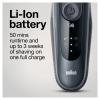 imageBraun Electric Shaver for Men Series 6 6177cc Wet ampamp Dry Shave Turbo ampamp Gentle Shaving Modes Foil Shaver BlueBlack