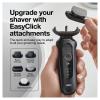 imageBraun Electric Shaver for Men Series 6 6177cc Wet ampamp Dry Shave Turbo ampamp Gentle Shaving Modes Foil Shaver BlueBlack
