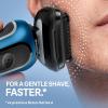 imageBraun Electric Shaver for Men Series 6 6177cc Wet ampamp Dry Shave Turbo ampamp Gentle Shaving Modes Foil Shaver BlueBlue