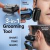 imageBraun Electric Shaver for Men Series 6 6177cc Wet ampamp Dry Shave Turbo ampamp Gentle Shaving Modes Foil Shaver BlueBlue
