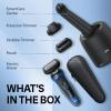imageBraun Electric Shaver for Men Series 6 6177cc Wet ampamp Dry Shave Turbo ampamp Gentle Shaving Modes Foil Shaver BlueBlue