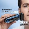 imageBraun Electric Shaver for Men Series 6 6177cc Wet ampamp Dry Shave Turbo ampamp Gentle Shaving Modes Foil Shaver BlueBlue