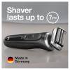 imageBraun Electric Shaver for Men Series 7 7177cc Wet ampamp Dry Shave Turbo ampamp Gentle Shaving Modes Waterproof Foil Shaver Space GreyBlack