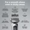 imageBraun Electric Shaver for Men Series 7 7185cc Waterproof Wet ampamp Dry Shave Shaving Kit with SmartCare Center and Beard Trimmer 3 Shave Modes 60 Minute Battery Runtime 10 Piece SetSilver