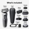 imageBraun Electric Shaver for Men Series 7 7185cc Waterproof Wet ampamp Dry Shave Shaving Kit with SmartCare Center and Beard Trimmer 3 Shave Modes 60 Minute Battery Runtime 10 Piece SetSilver