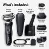 imageBraun Electric Shaver for Men Series 7 7185cc Waterproof Wet ampamp Dry Shave Shaving Kit with SmartCare Center and Beard Trimmer 3 Shave Modes 60 Minute Battery Runtime 10 Piece SetBlack