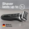 imageBraun Electric Shaver for Men Series 7 7185cc Waterproof Wet ampamp Dry Shave Shaving Kit with SmartCare Center and Beard Trimmer 3 Shave Modes 60 Minute Battery Runtime 10 Piece SetBlack