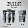 imageBraun Series 7 Electric Shaver Replacement Head Easily Attach Your Shaver Head for a Shave as efficient as Day one Compatible with New Generation Series 7 Shavers 74S Silver