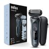 imageBraun Electric Shaver for Men Series 6 6177cc Wet ampamp Dry Shave Turbo ampamp Gentle Shaving Modes Foil Shaver BlueBlack