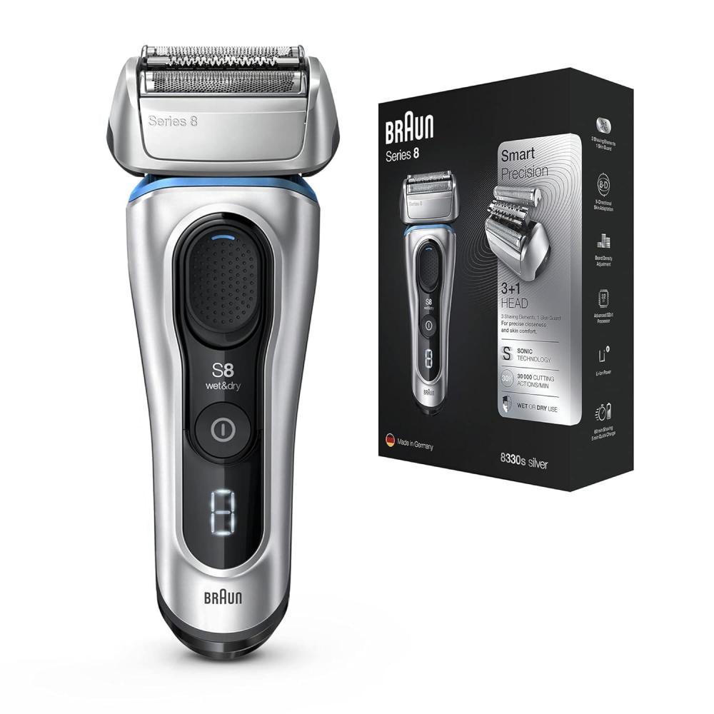 Braun Series 8 8330s Next Generation Electric Shaver For Men 
