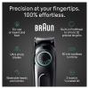 imageBraun AllInOne Style Kit Series 3 3430 3in1 Trimmer for Men with Beard Trimmer Ear ampamp Nose Trimmer Hair Clippers UltraSharp Blade 20 Length Settings WashableBlack