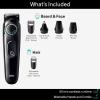 imageBraun AllInOne Style Kit Series 3 3430 3in1 Trimmer for Men with Beard Trimmer Ear ampamp Nose Trimmer Hair Clippers UltraSharp Blade 20 Length Settings WashableBlack