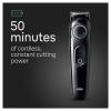 imageBraun AllInOne Style Kit Series 3 3430 3in1 Trimmer for Men with Beard Trimmer Ear ampamp Nose Trimmer Hair Clippers UltraSharp Blade 20 Length Settings WashableSilver