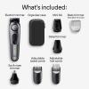imageBraun AllinOne Mens Shaving Kit Series 7 7440 12in1 Beard Face Nose Ear Trimmer Hair Clippers Body Groomer and Manscaping  Travel Case  Charging StandSilver