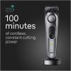 imageBraun AllinOne Mens Shaving Kit Series 7 7440 12in1 Beard Face Nose Ear Trimmer Hair Clippers Body Groomer and Manscaping  Travel Case  Charging StandSilver