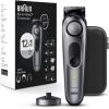imageBraun AllinOne Mens Shaving Kit Series 7 7440 12in1 Beard Face Nose Ear Trimmer Hair Clippers Body Groomer and Manscaping  Travel Case  Charging StandSilver