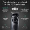 imageBraun AllinOne Style Kit Series 5 5471 8in1 Trimmer for Men with Beard Trimmer Body Trimmer for Manscaping Hair Clippers ampamp More UltraSharp Blade 40 Length Settings WaterproofBlack