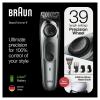 imageBraun Beard Detail Trimmer Hair Clippers for Men Cordless ampamp Rechargeable Mini Foil Shaver with Gillette ProGlide Razor Silver 10 Piece Set