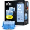 imageBraun Clean ampamp Renew Refill Cartridges CCR Cleans your Shaver for Optimal Hygiene Removes Residual Hair ampamp Skin Particles Lemon Scent 228 fl oz Pack of 4Lemon