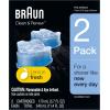 imageBraun Clean ampamp Renew Refill Cartridges CCR Cleans your Shaver for Optimal Hygiene Removes Residual Hair ampamp Skin Particles Lemon Scent 228 fl oz Pack of 4Lemon