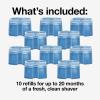 imageBraun Clean ampamp Renew Refill Cartridges CCR Replacement Shaver Cleaner Solution for CleanampampCharge Cleaning System Pack of 10