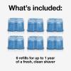 imageBraun Clean ampamp Renew Refill Cartridges CCR Replacement Shaver Cleaner Solution for CleanampampCharge Cleaning System Pack of 6