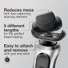 imageBraun EasyClick Cleansing Brush Attachment for Series 5 6 and 7 Electric Razors Compatible with Electric Shavers 5018s 5020s 6075cc 7071cc 7075cc 7085cc 7020s 5050cs 6020s 6072cc 7027cs6 Piece Set Pack of 2