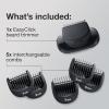 imageBraun EasyClick Cleansing Brush Attachment for Series 5 6 and 7 Electric Razors Compatible with Electric Shavers 5018s 5020s 6075cc 7071cc 7075cc 7085cc 7020s 5050cs 6020s 6072cc 7027cs6 Piece Set