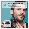 imageBraun Electric Razor for Men Waterproof Foil Shaver Series 7 7027cs Wet ampamp Dry Shave with Beard Trimmer Rechargeable Charging Stand and Travel Case Included Silver BlackGrey