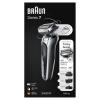 imageBraun Electric Razor for Men Waterproof Foil Shaver Series 7 7027cs Wet ampamp Dry Shave with Beard Trimmer Rechargeable Charging Stand and Travel Case Included Silver BlackSilver Black