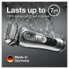 imageBraun Electric Razor for Men With Precision Beard Trimmer Rechargeable Wet ampamp Dry Foil Shaver Clean ampamp Charge Station ampamp Travel Case Silver 3 Piece Set9390cc Shaver