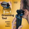 imageBraun Electric Shaver for Men Series 5 5118s Waterproof Wet ampamp Dry Shave Turbo Shaving Mode Foil Shaver with Precision Trimmer Battery Powered 50 Minute Battery RuntimeBlue
