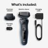 imageBraun Electric Shaver for Men Series 5 5118s Waterproof Wet ampamp Dry Shave Turbo Shaving Mode Foil Shaver with Precision Trimmer Battery Powered 50 Minute Battery RuntimeBlack