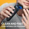 imageBraun Electric Shaver for Men Series 5 5118s Waterproof Wet ampamp Dry Shave Turbo Shaving Mode Foil Shaver with Precision Trimmer Battery Powered 50 Minute Battery RuntimeBlue
