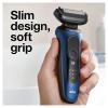 imageBraun Electric Shaver for Men Series 6 6172cc Wet ampamp Dry Shave Shaving Kit with SmartCare Center and Precision TrimmerBlackBlue