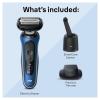 imageBraun Electric Shaver for Men Series 6 6172cc Wet ampamp Dry Shave Shaving Kit with SmartCare Center and Precision TrimmerBlue