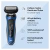 imageBraun Electric Shaver for Men Series 6 6172cc Wet ampamp Dry Shave Shaving Kit with SmartCare Center and Precision TrimmerBlue
