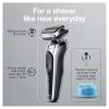 imageBraun Electric Shaver for Men Series 7 7171cc Wet ampamp Dry Shave Turbo ampamp Gentle Shaving Modes Waterproof Foil Shaver with Precision Trimmer Space GreyBlue
