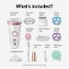 imageBraun Epilator Silkpil 9 9985 Facial Hair Removal for Women Hair Removal Device Shaver Cordless Rechargeable Wet ampamp Dry Facial Cleansing Brush