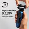 imageBraun Series 5 53B Electric Shaver Head Black  Designed for Series 5 and Series 6 shavers New Generation53b Replacement Head