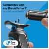 imageBraun Series 5 Electric Shaver Replacement Head Easily Attach Your Shaver Head for a Shave as efficient as Day one Compatible with New Generation Series 5 Shavers 54B Black