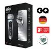 imageBraun Series 8 8330s Next Generation Electric Shaver for Men Rechargeable and Cordless Razor Silver Fabric Travel Case Wet and Dry Foil Shaver8330s
