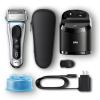 imageBraun Series 8 8330s Next Generation Electric Shaver for Men Rechargeable and Cordless Razor Silver Fabric Travel Case Wet and Dry Foil Shaver8370cc