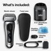imageBraun Series 8 8330s Next Generation Electric Shaver for Men Rechargeable and Cordless Razor Silver Fabric Travel Case Wet and Dry Foil Shaver8467cc
